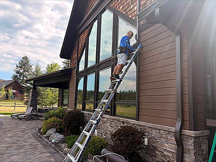 New construction window covering install
